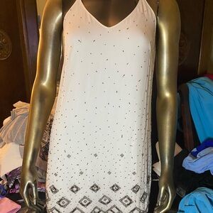 New White House Black Market Elegant White Dress